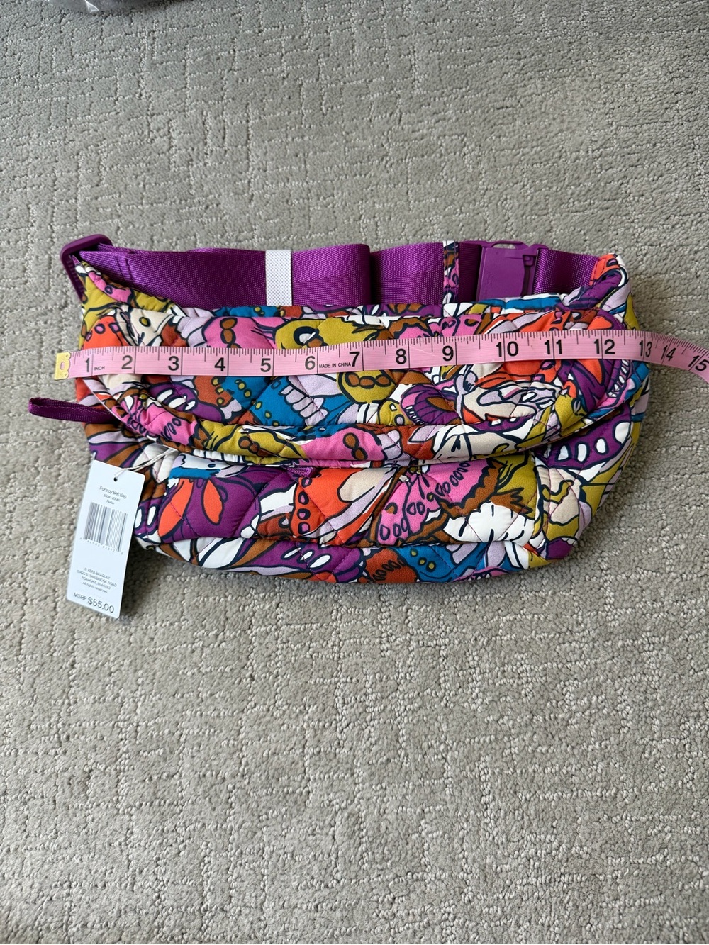 Vera Bradley set - Westover Hybrid Backpack & Portnoy Belt Bag - Flutter print - Picture 4 of 16
